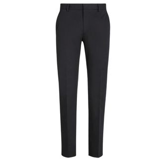 Ermenegildo Zegna Suit Trousers, male, Black, Size: 5XL Stretch Cotton Trouser