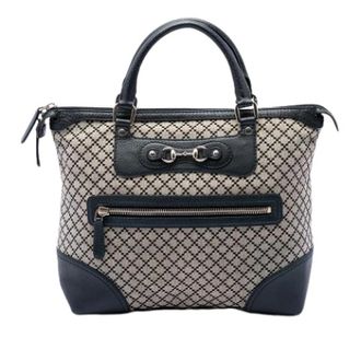 Gucci Pre-owned Catherine Tote - Dames - Pre-owned - Beige - Maat: ONE Size Leer