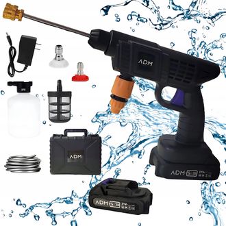 OEM Mini Hidrolimpiadora Inal&aacute;mbrica Adm 30 Bar + 2 Bater&iacute;as