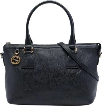 Gucci Pre-owned Charmy Satchel - - Pre-owned - Donna - Nero - ONE SIZE