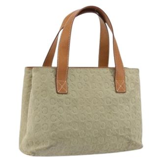 Celine Pre-owned Vintage Suede Hand Bag - Dames - Vintage Shopper - Beige - ONE Size - Leer - Vintage
