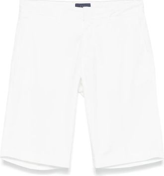 Fay Chino corti in twill - Bianco