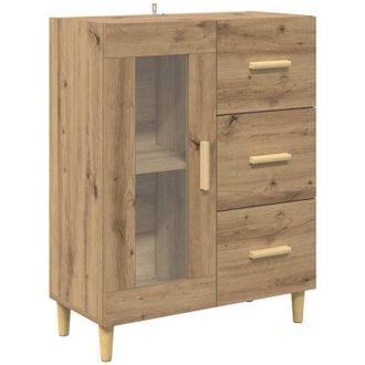 vidaXL Sideboard Artisan Oak 69.5 x 34 x 90 cm Engineered Wood vidaXL