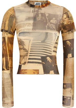 Jean Paul Gaultier The Journal Double Baby T Shirt Multicolor-Donna