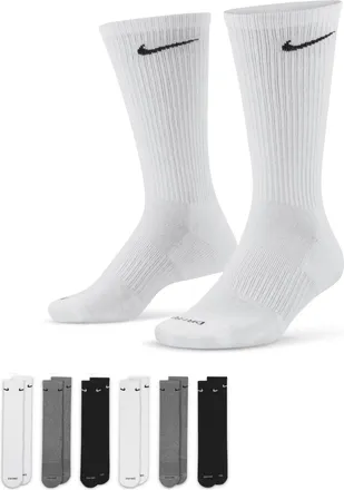 Nike Mens Everyday Plus Cushioned Training Crew Socks (6 Pairs) in Multicolor | SX6897-965