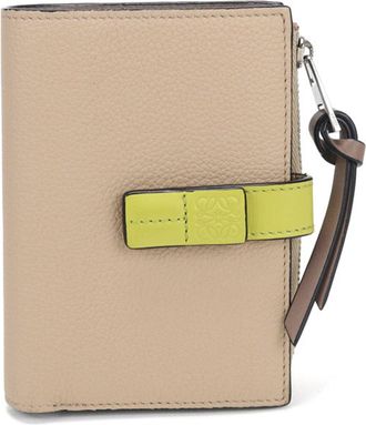 Loewe Beige Leather Wallet (Bi-Fold) (Pre-Owned)