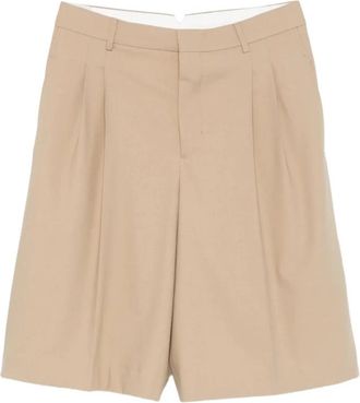 Ami Lange Shorts - Heren - Korte Broeken - Beige - L - Korte Broeken