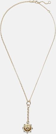 Foundrae Spark Love 18kt gold chain necklace with diamond
