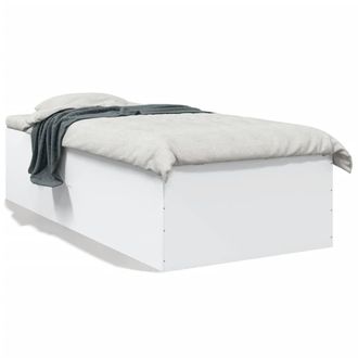 Berkfield Home Bed Frame without Mattress White 100x200 cm