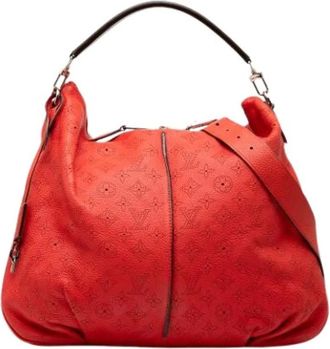 Louis Vuitton Pre-owned Shoulder Bags, female, Red, Size: ONE SIZE Pre-owned Mahina Selene MM