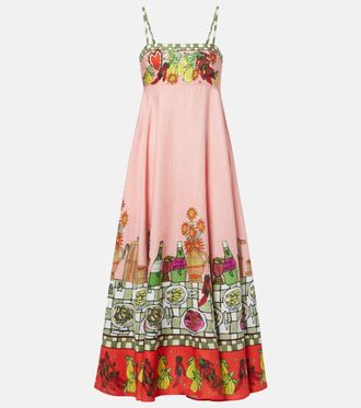 オールインワン・サロペット Alemais Floral Print Rafaela Maxi Dress RAFAELA SHIRTDRESS – ALEMAIS