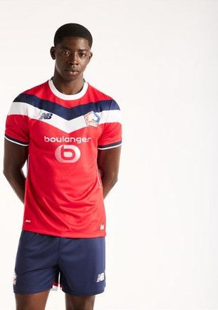 New Balance Uomo LOSC Lille 26/27 Home Short Sleeve Jersey, Poliestere, Taglia XL