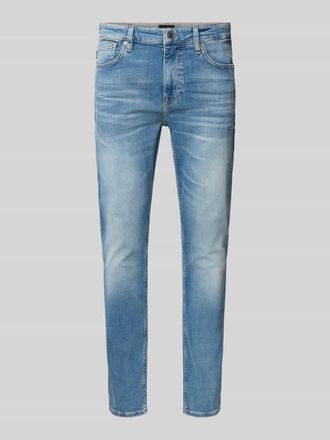 Boss Orange by Hugo Boss BOSS Orange Slim Fit Jeans aus Baumwoll-Mix Modell DELAWARE in Jeansblau, Gr&ouml;&szlig;e 30/32