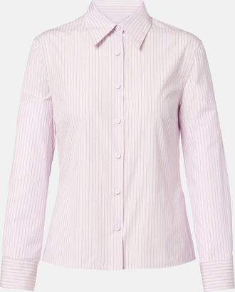 Calvin Klein Pinstripe cotton poplin shirt