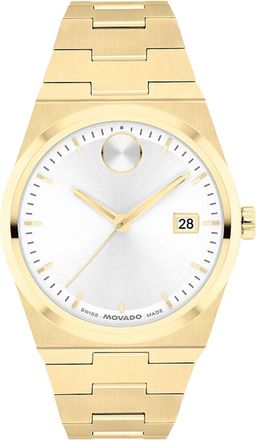 Movado Mens Bold Quest White Dial Watch