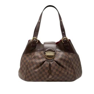Louis Vuitton Pre-owned Sistina GM Damier Tote Bag - Dames - Pre-owned - Bruin - Maat: ONE Size Leer
