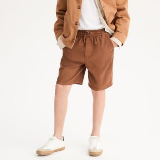 La Redoute Collections Katoenen/linnen bermuda