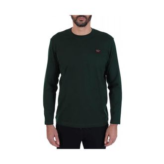 Paul & Shark Hombre, Camisetas, Verde, Talla: M