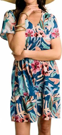 FDJ Floral Dress In Camo Floral