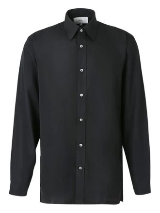 SETCHU Origami shirt - men - Polyester - 3 - Black