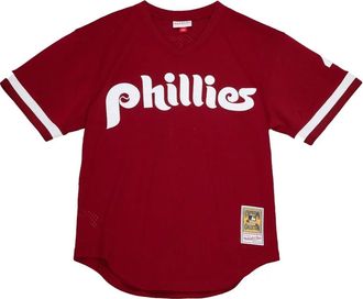Mitchell & Ness T-shirt MLB Phillies 1991 Lenny Dykstra - Rosso