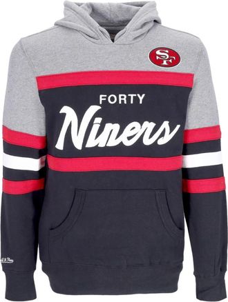 Mitchell & Ness NFL Headcoach Hoodie Zwart - Heren - Hoodies - Veelkleurig - XL - Katoen - Hoodies & sweatvesten
