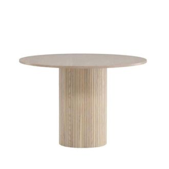 Venture Design Esstisch &Oslash;110cm, Cremewei&szlig;