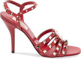Valentino Garavani Rockstud Kidskin Sandal 100Mm