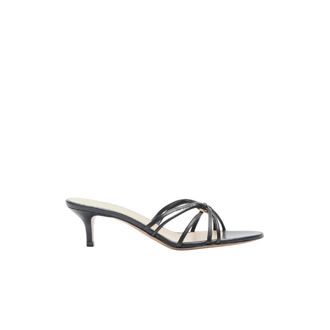 Le Monde Beryl Stiletto Flip-Flops - Dames - Muiltjes - Zwart - 38 EU - Leer - Schoenen