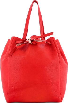 Celine Phantom Tie Cabas Leather Medium tote bag - Oranje