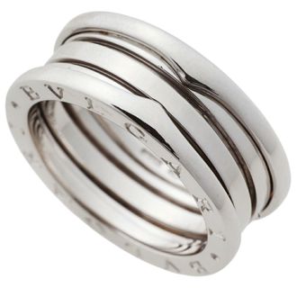 Bulgari White Gold White Gold (18K) Band Ring (Pre-Owned)
