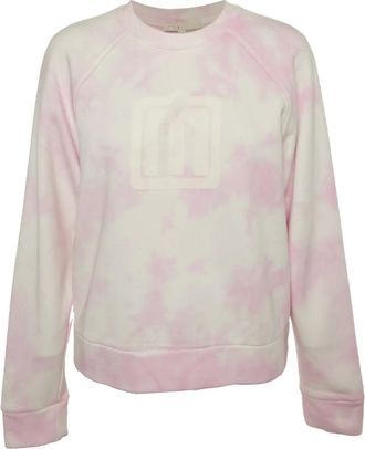 Maje Felpa con fantasia tie dye - Rosa