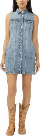 Silver Jeans Co 90S Denim Mini Dress In Sirena