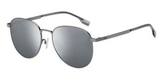 BOSS Boss 1536/F/S Asian Fit 6LB/T4 Mens Sunglasses Silver Size 57