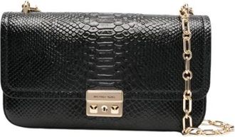Michael Kors Elegante Nero Schoudertas - Dames - Schoudertassen - Zwart - ONE Size - Leer - Tassen