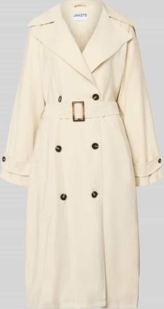 Jake*s Casual Mantel mit Reverskragen in Ecru, Gr&ouml;&szlig;e 34