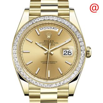 Rolex Day Date 40 Automatic Champagne Dial Mens 18kt Yellow Gold President Watch 228398CSP
