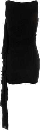 Alexander Wang Womens Black Jersey Mini Dress Abiti