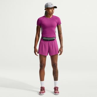 Nike Womens Lab | Running 4 Brief-Lined Shorts in Red | IQ6559-630