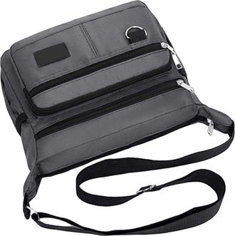 Generic Multi-Pocket Shoulder Bag Men - Water Resistant Sling Backpack - Compact Chest Pack for Daily Commute, Outdoor Sports - Casual Cross Body Messenger Ba