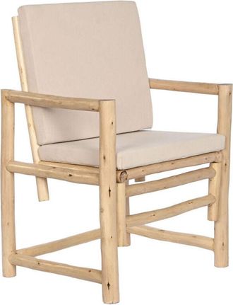 Esprit Butaca Home Esprit Blanco Beige Natural Algod&oacute;n 61 X 50 X 90 Cm