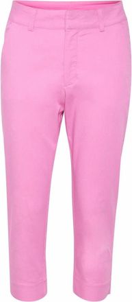 Kaffe Cyclamen Capri Broek met Zakken - Dames - Vrijetijds broeken - Roze - M - Broeken