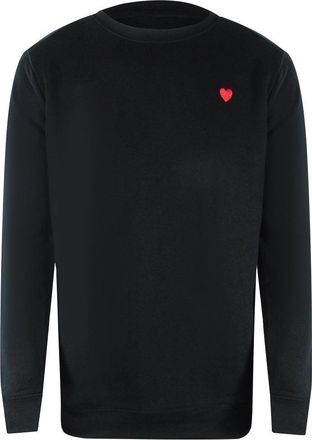 Love Moschino Sweatshirt met klein logo voor heren (Zwart)