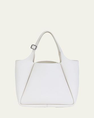 WE-AR4 The Trapeze Leather Crossbody Bucket Bag