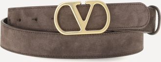 Valentino Garavani Cintura Vlogo Signature in pelle scamosciata Man 105