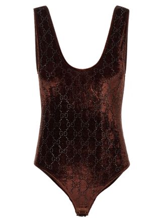 Gucci Womens Gg Bodysuit