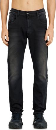 Diesel Regular Regular Waist 2032 D-Krooley-BW Joggjeans - Jeans - Man - Black