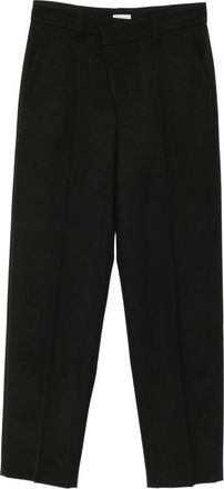 Brunello Cucinelli Black Flat Front Pants