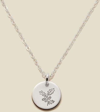 Made by Mary December Birth Flower Necklace