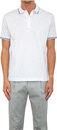 Paul & Shark Tops, Heren, Wit, 2Xl, Katoen, Witte Katoenen Knoop Poloshirt